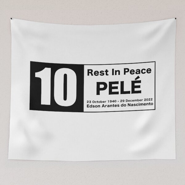 Item preview, Pele 10 Rest in Peace December 2022 designed and sold by estudio3e.