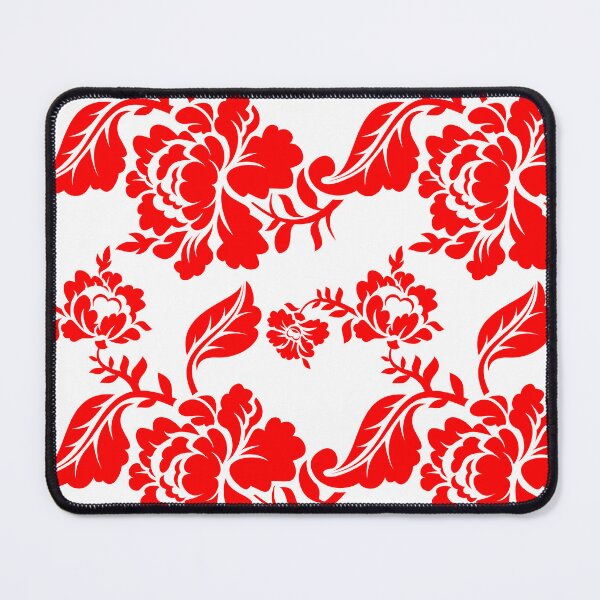 Item preview, Red Roses on a White Background Pattern. designed and sold by Mark Cannon.