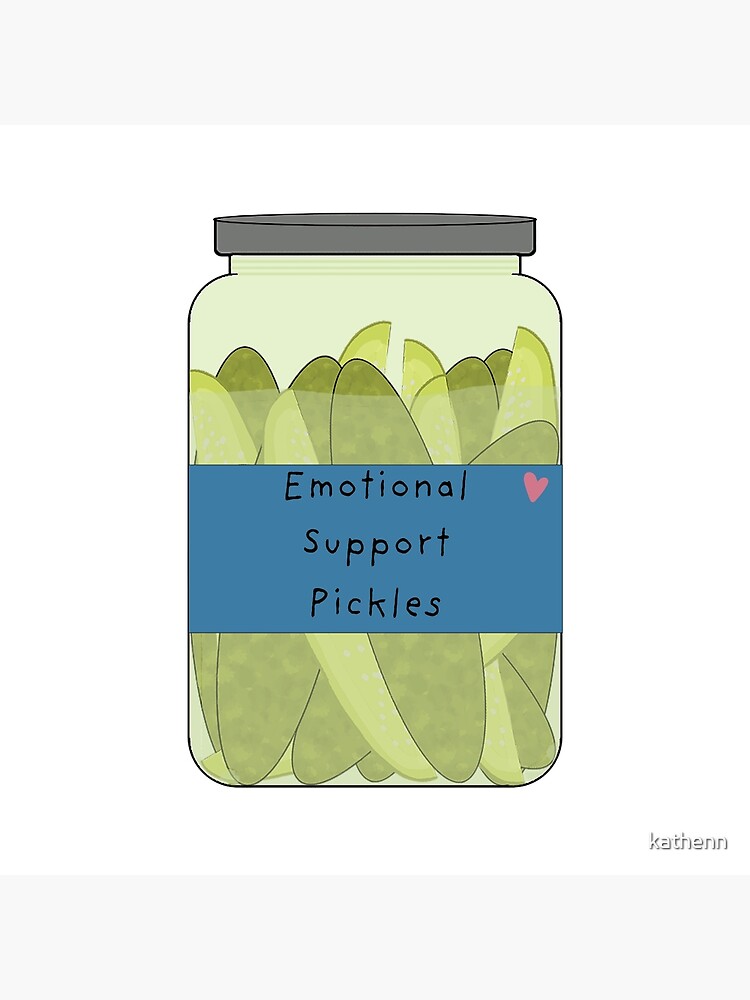 Custom Text Emotional Support Pickles for Bundle Set New Year