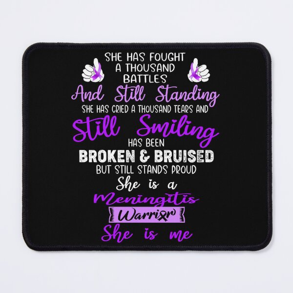 Item preview, Meningitis Warrior SHE IS ME - Support Meningitis Fighter Gifts designed and sold by Berriosly.