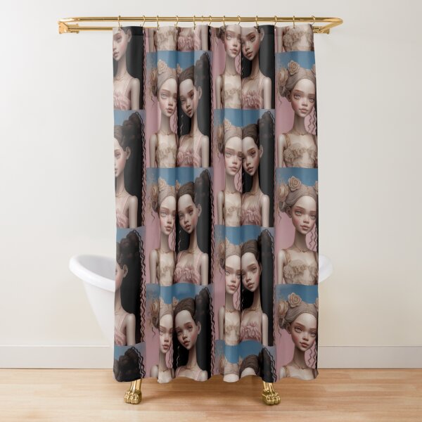 Party friends Shower Curtain
