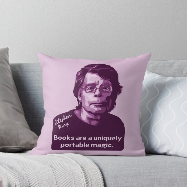 Item preview, Stephen King Portrait and Quote designed and sold by Unhinged Heather.