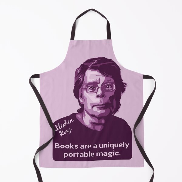 Item preview, Stephen King Portrait and Quote designed and sold by Unhinged Heather.
