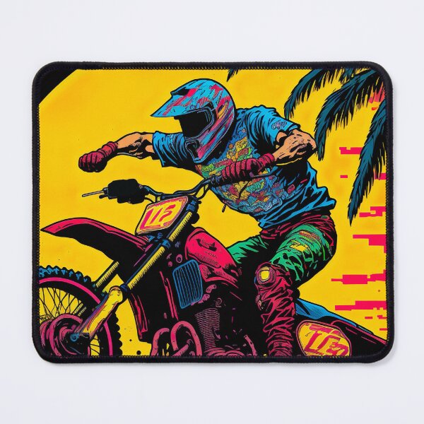 Item preview, Dirt Bike With Orange moon designed and sold by KoolArtDistrict.