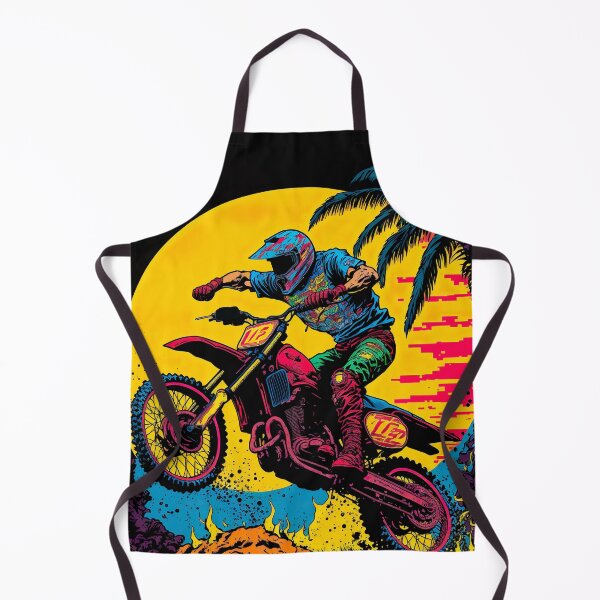 Item preview, Dirt Bike With Orange moon designed and sold by KoolArtDistrict.