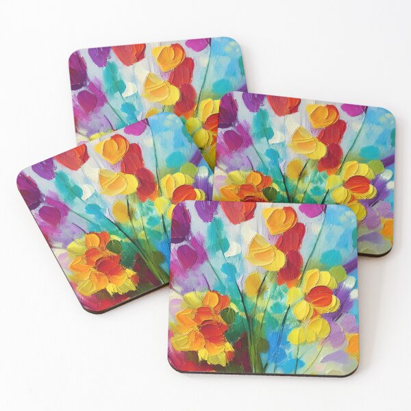 Artikelvorschau, Blumenkunst, abstrakte bunte Blumenkunst entworfen und verkauft von viewgraphics.