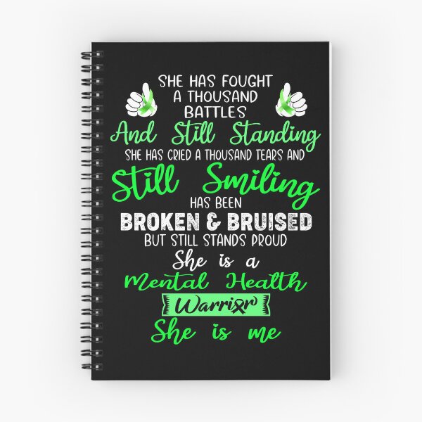 Item preview, Mental Health Warrior SHE IS ME - Support Mental Health Fighter Gifts designed and sold by Berriosly.