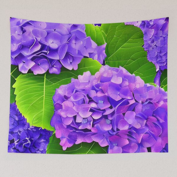 Item preview, Blue purple hydrangea flower designed and sold by gramizzia.