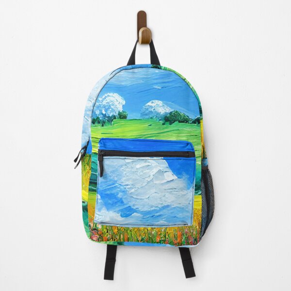 Item preview, Prado verde y arte del cielo azul, arte de la nube blanca, arte del paisaje, arte que fluye, arte del empaste designed and sold by viewgraphics.