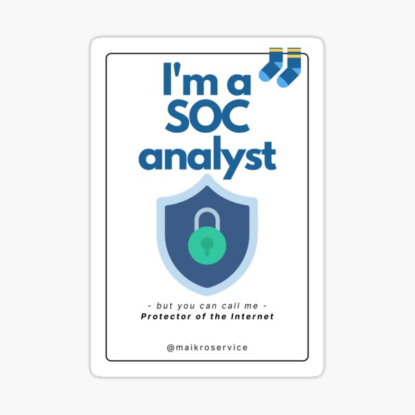 Item preview, SOC-Analyst - Beschützer des Internets designed and sold by maikroservice.