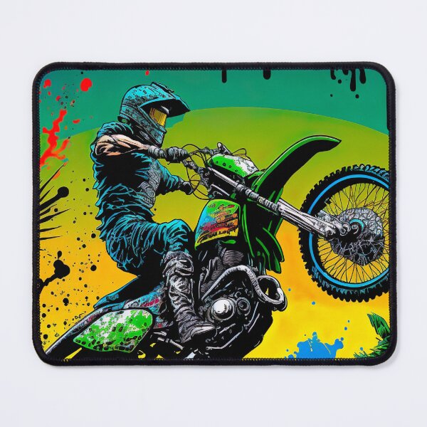 Item preview, Dirt Bike Comic Book Style designed and sold by KoolArtDistrict.