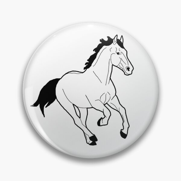Item preview, Opaque horse outline designed and sold by ShyflyerArts.