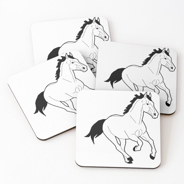 Item preview, Opaque horse outline designed and sold by ShyflyerArts.