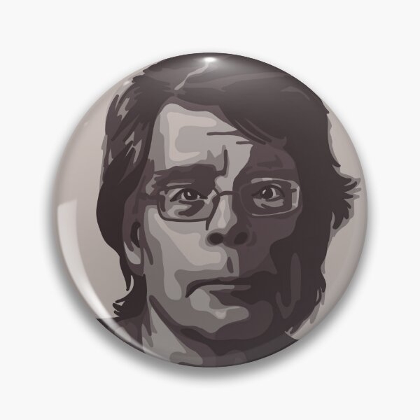 Item preview, Stephen King Portrait and Quote designed and sold by Unhinged Heather.