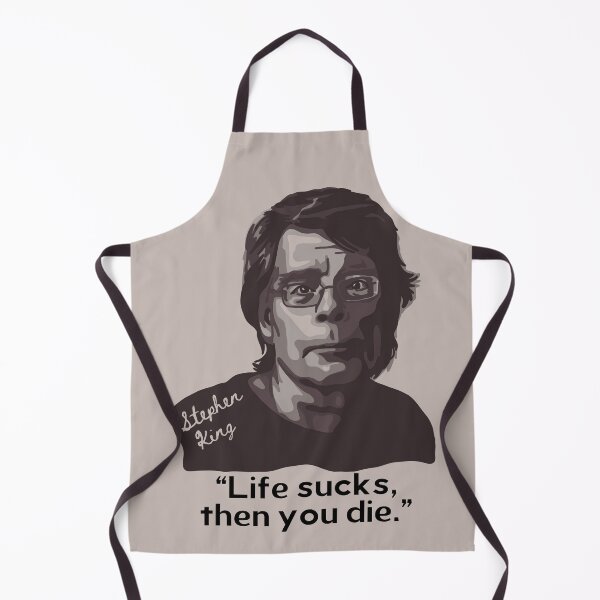 Item preview, Stephen King Portrait and Quote designed and sold by Unhinged Heather.