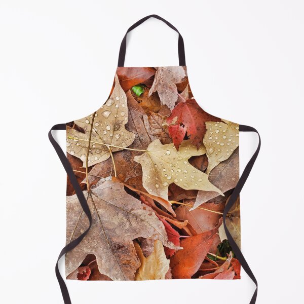 Item preview, Hojas de otoño con gotas de lluvia designed and sold by TheSplitWindow.