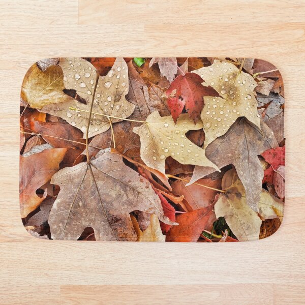 Item preview, Autumn Leaves with Raindrops designed and sold by TheSplitWindow.