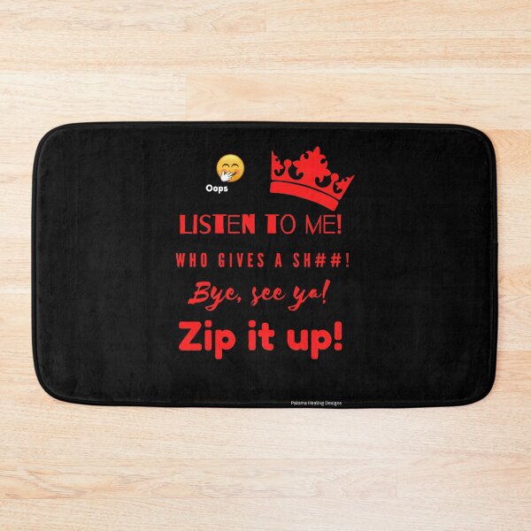 Item preview, Listen to me! slogan in red lettering designed and sold by PalomaHealing24.