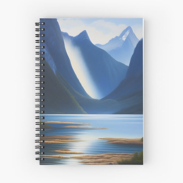 Item preview, Montaña en azul designed and sold by sci-fAI.