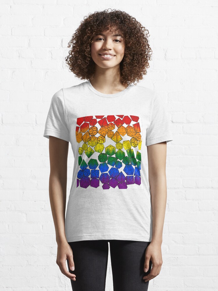 rainbow dice shirt