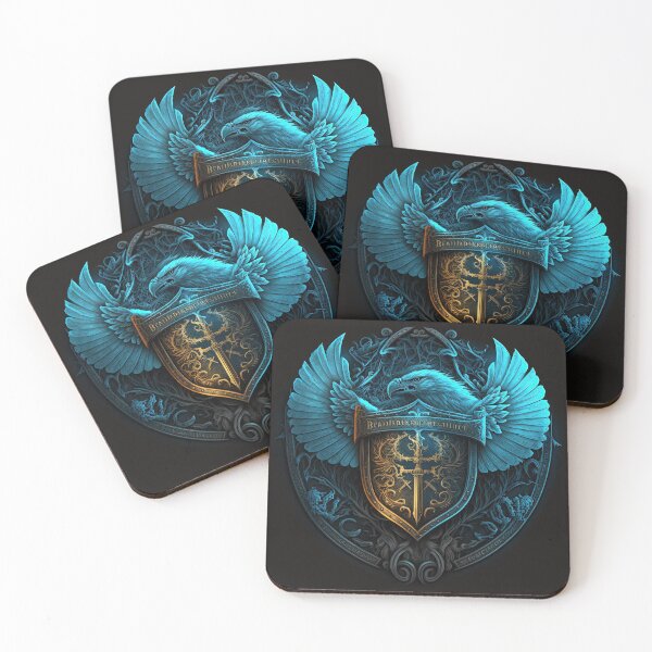 Item preview, Blue Eagle with Sword & Shield designed and sold by EHouseArt.