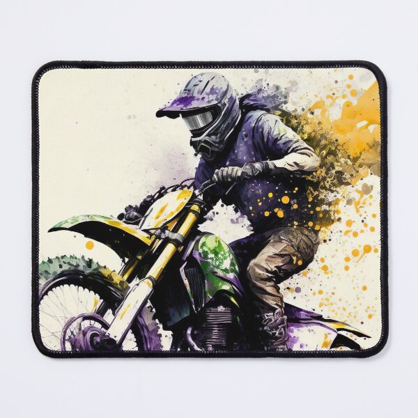 Item preview, Dirt Bike Paint Splash Style designed and sold by KoolArtDistrict.