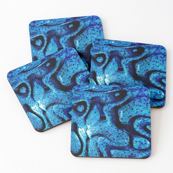 Item preview, Blue Abstract designed and sold by SunnyDesignsCo.