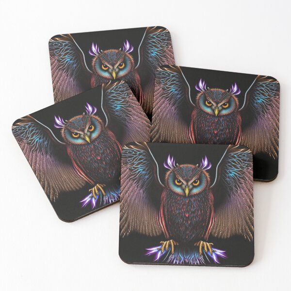 Item preview, owl digital illustration designed and sold by ManoloB.