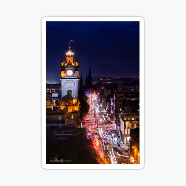 Item preview, Princes Street at Night designed and sold by Lee Walker.