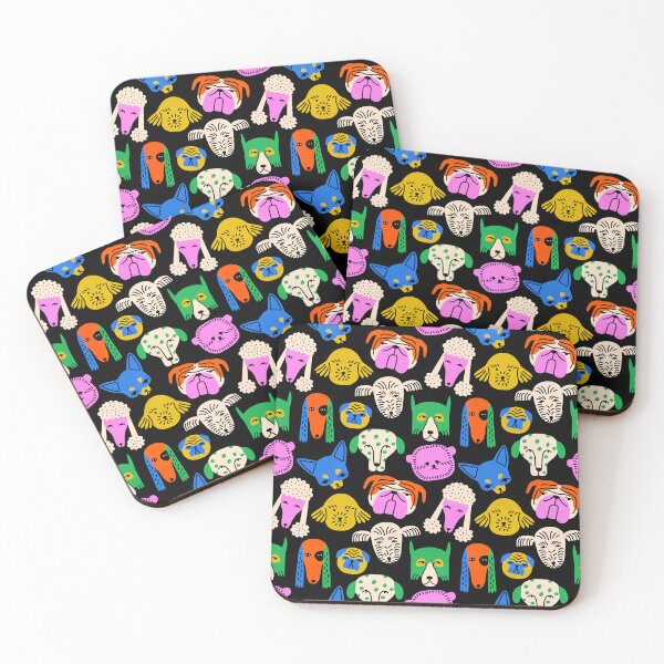 Item preview, Doggy Faces Pattern designed and sold by PrintPortal.