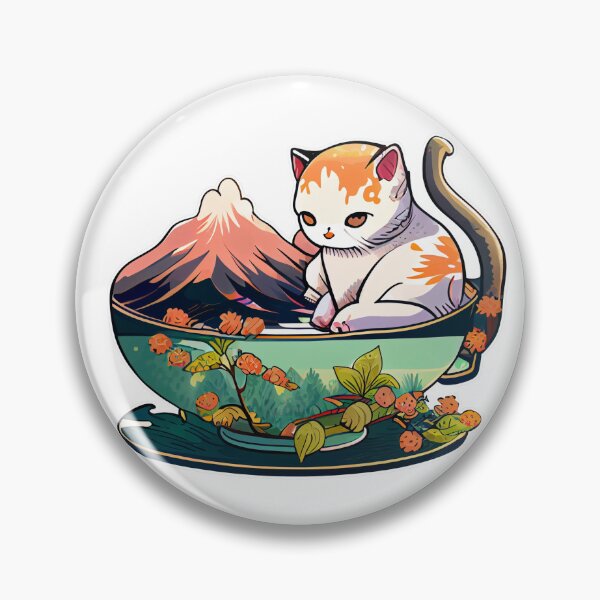 Item preview, Teacup Cat  designed and sold by Black-Glove.