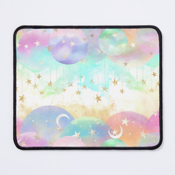 Item preview, Pastel Clouds Moon Stars designed and sold by christineiris.