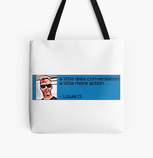 A little less conversation All Over Print Tote Bag