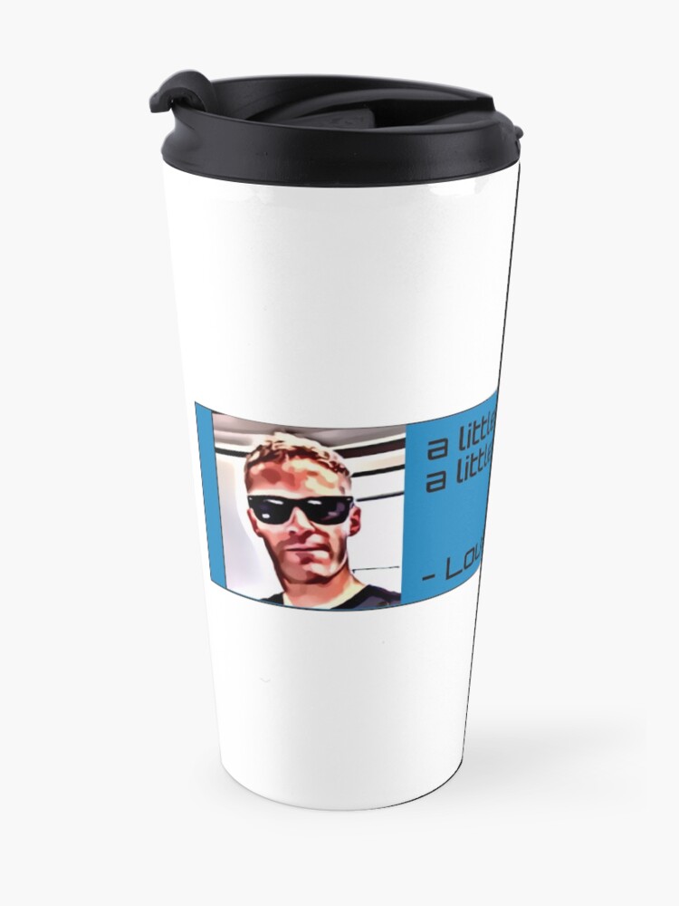Alternate view of A little less conversation Travel Mug