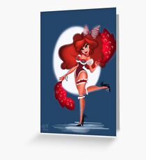 Burlesque Queen Character design Challenge November 2017 . Greeting Card