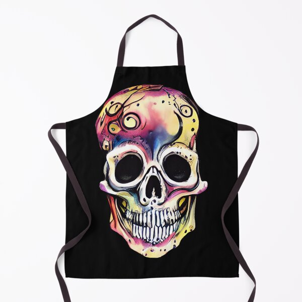 Item preview, COLORFUL SKULL - WATERCOLOR PAINT designed and sold by DanaMire.