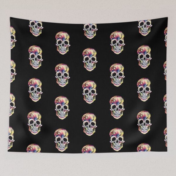 Item preview,  COLORFUL  SKULL - WATERCOLOR PAINT  designed and sold by DanaMire.
