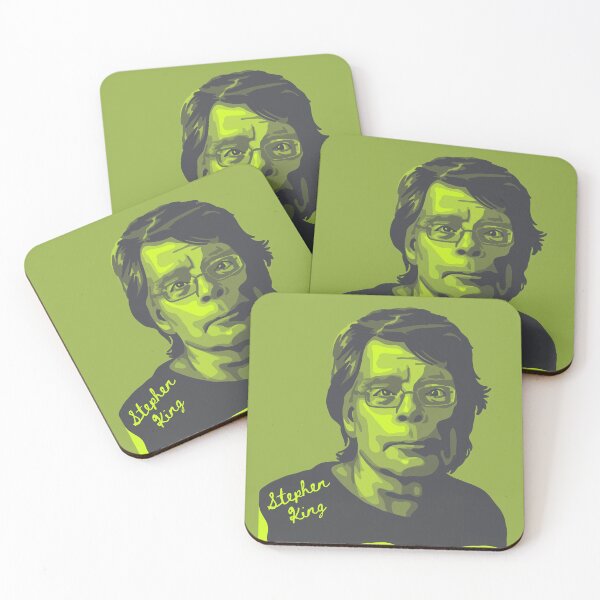 Item preview, Stephen King Portrait and Quote designed and sold by Unhinged Heather.