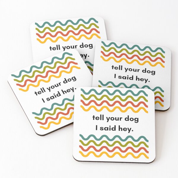 Item preview, "Tell Your Dog I Said Hey" Retro Dog Lover's Design designed and sold by HavaHug.