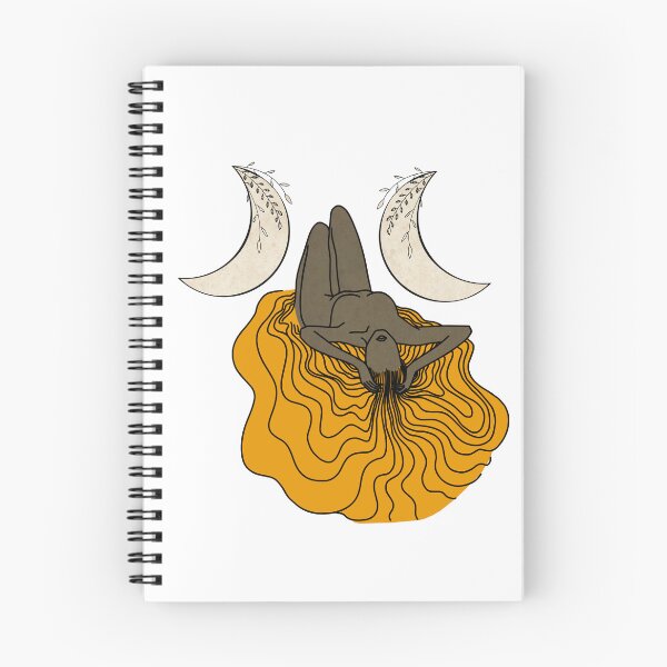 Item preview, Triple Moon Goddess - A spiritual illustration designed and sold by Annalee Beer.