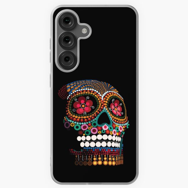 Item preview, Sugar Skull Vibrant Dia de los Muertos Art designed and sold by jukara4488.