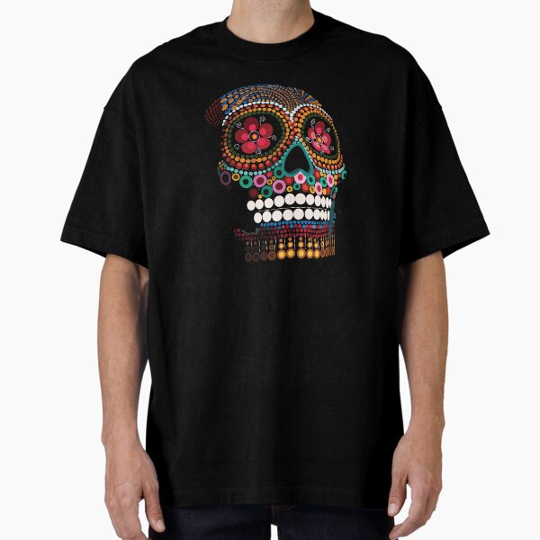 Item preview, Sugar Skull Vibrant Dia de los Muertos Art designed and sold by jukara4488.