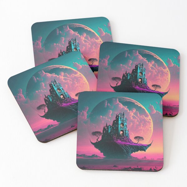Item preview, Retro Futuristic Synthwave Planet in the Cosmos designed and sold by Mullet Monkey.