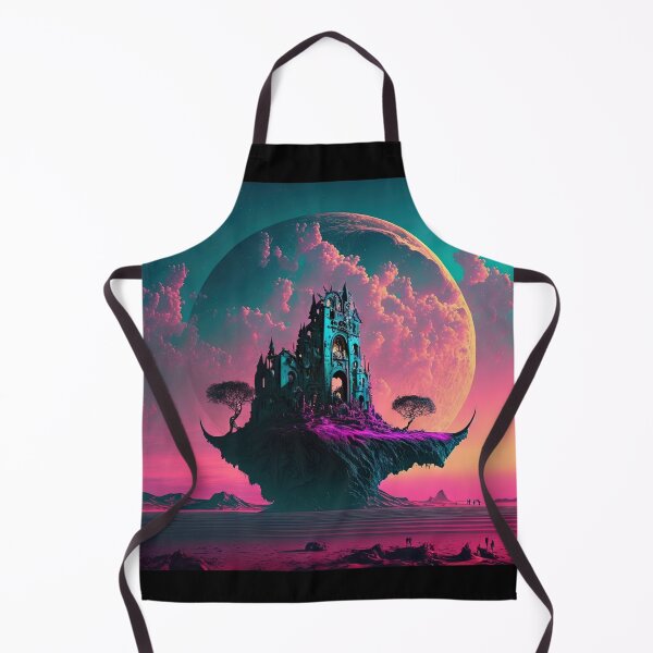 Item preview, Retro Futuristic Synthwave Planet in the Cosmos designed and sold by Mullet Monkey.