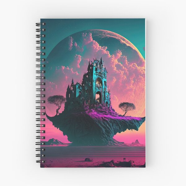 Item preview, Retro Futuristic Synthwave Planet in the Cosmos designed and sold by Mullet Monkey.