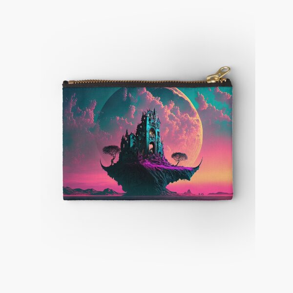 Item preview, Retro Futuristic Synthwave Planet in the Cosmos designed and sold by Mullet Monkey.