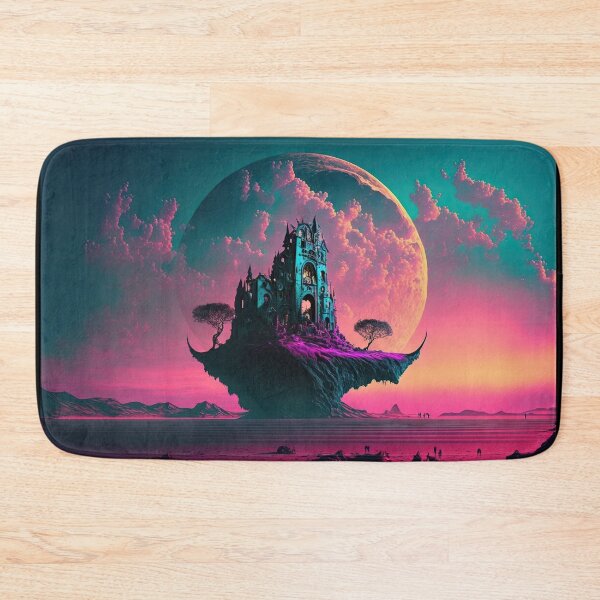 Item preview, Retro Futuristic Synthwave Planet in the Cosmos designed and sold by Mullet Monkey.