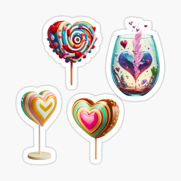 Love Props for Valentine's Day Sticker