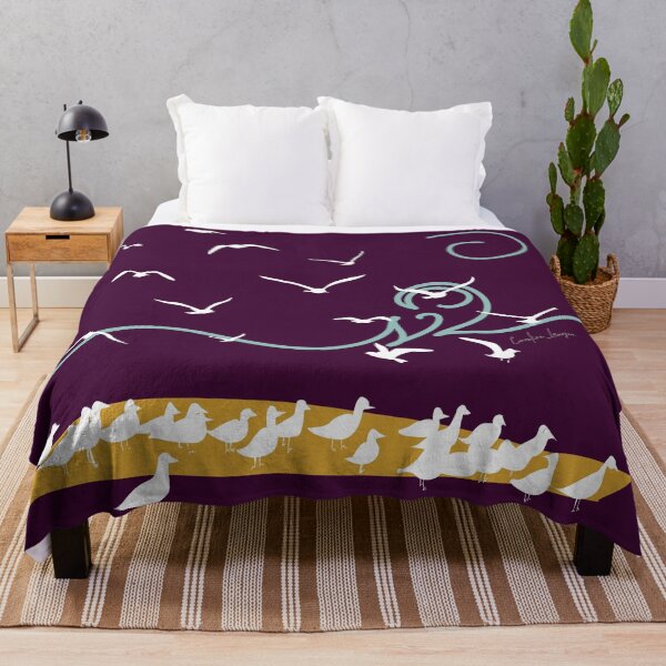 Item preview, Abstract modern beach and seagull fusion. Caroline Laursen original designed and sold by Caroline Laursen.