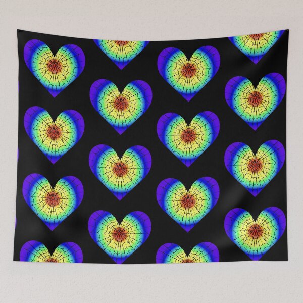 Aperçu de l'œuvre Spider Web Heart V23 créée et vendue par IgorAndMore.